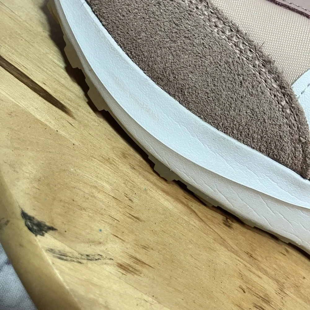 Nike Blush Pink Retro Sneakers Women's Size US 10 EU 42 Suede Nylon Trainers - Picture 5 of 9